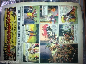 L'AVVENTUROSO-ANNO 2° n° 25- 31 marzo 1935-edizione NERBINI -ORIGINALE - Picture 1 of 1