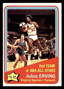 1972 Topps Basketball #255 Julius Erving (All-Star) NM *d3