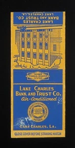 Lake Charles Bank and Trust Co. Años 40 Aire acondicionado Lake Charles LA Calcasieu - Imagen 1 de 2