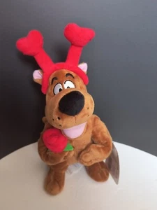 Scooby-Doo Valentine's LOVE Rose Plush Stuffed Animal 2023 Toy 7 In. Free Ship! - Picture 1 of 8