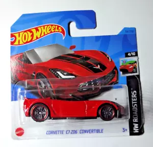 Hot Wheels - Corvette C7 Z06 Covertible - Rot - HW Roadsters 2023 - HKH41 - Bild 1 von 2