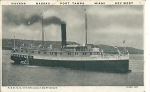 Old Postcard - P. & O. S.S. Company Steamship Martinique - Picture 1 of 1
