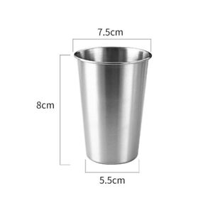 240-500ml Stainless Steel Beer Cup Drinking Mug for Camping Party Coffee Whisky