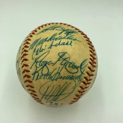 1985 New York Mets Team Signed National League Baseball Gary Carter JSA COA - Image 1 of 4