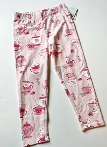Gymboree Time for Tea 12 Mouse Teacup Pink Leggings NWT 2023 - Picture 1 of 2