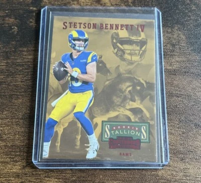 2023 Panini Contenders - Rookie Stallions Red #4 Stetson Bennett (RC) - Image 1 of 2