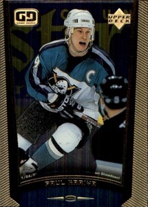1998-99 Upper Deck Gold Reserve #31 Paul Kariya ANAHEIM MIGHTY DUCKS