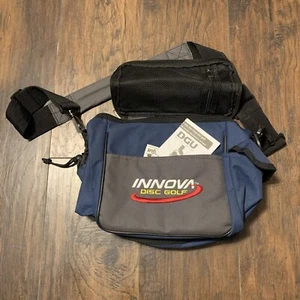 Innova Disc Golf Blue/Gray Standard Shoulder Bag W/Removeable Disc Inserts - Picture 1 of 17