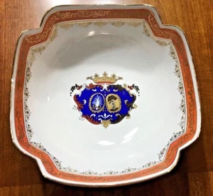 Arco ATQ Chelsea Derby Porcelana Real Escudo de Armas Tazón Pintura Vibrante - Astillado - Imagen 1 de 12