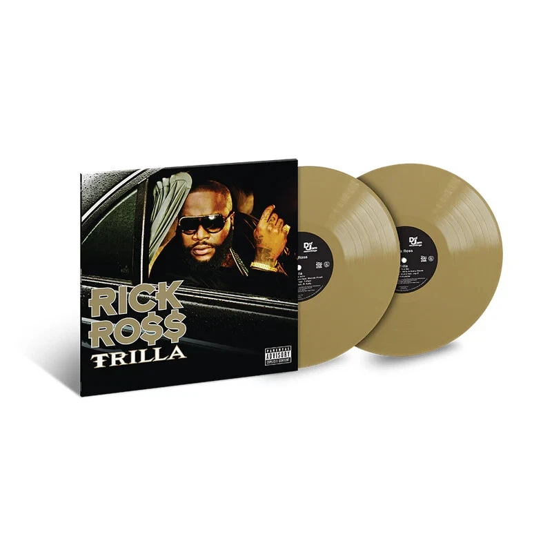 Rick Ross - TRILLA -  GOLD Color Vinyl 2 LP - NEW & SEALED!! Rare Rap Album! Foto 1 de 1