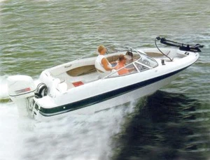 V-HULL FISH N SKI BOAT TRAILERABLE COVER 17'5" TO 18'4" MAX 96" BEAM OB - Picture 1 of 5