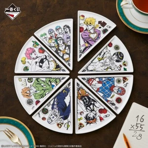 Set piatti pizza premio Ichiban Kuji JoJo's Bizarre Adventure GOLDEN WIND J NUOVO - Foto 1 di 2