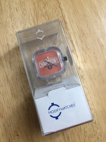 NIB Modify Watch SF Giants 2014 Champions Unisex Watch Face Limited Ed Cover
