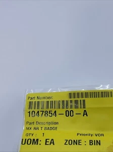 TESLA MODEL X REAR DECKLID EMBLEM GENUINE OEM NEW - Picture 1 of 3