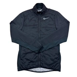 Nike AeroLayer Jacket Men's Size S Insulated Running Full Zip BV4874-010 Black - Picture 1 of 15
