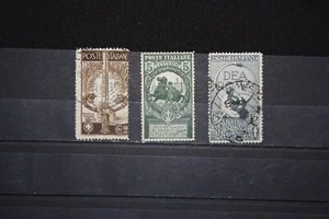 REGNO -1911 - 50° UNITA - N. 3 VALORI - USATO - Foto 1 di 1