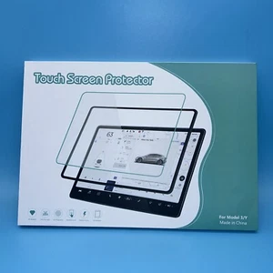 For Tesla Model 3 / Tesla Model Y Premium Tempered Glass Screen Protector - Picture 1 of 10
