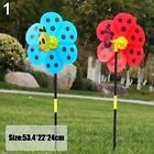 Toys Colorful Sunflower Windmills DIY Wind Spinners Plastic Wind Spinners