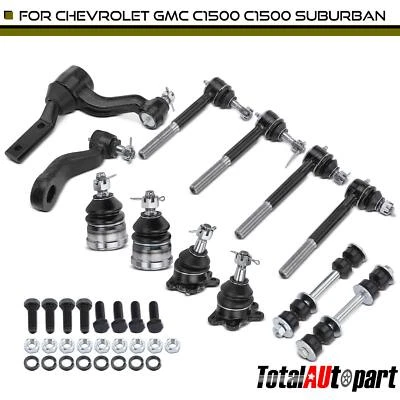 12x Sway Bar Link Tie Rod End for Chevrolet C1500 C2500 1988-1992 GMC Front Side - Image 1 of 4