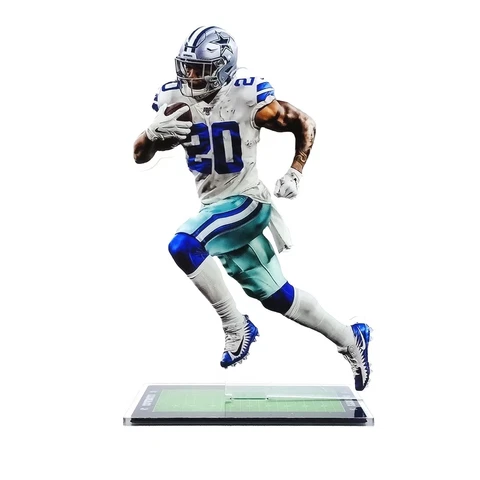 Tony Pollard Figure - #20 of Dallas Cowboys Running for a Touchdown Ornament Cover