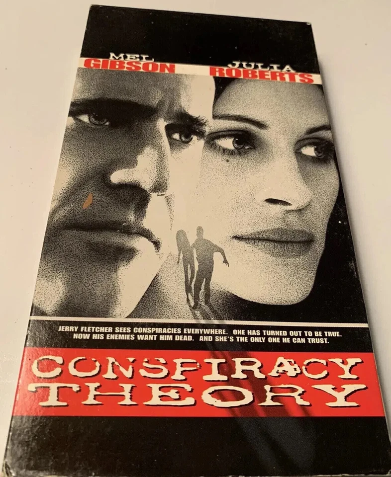 Conspiracy Theory Movie VHS Video Tape 1997 Julia Roberts, Mel Gibson Foto 1 de 4