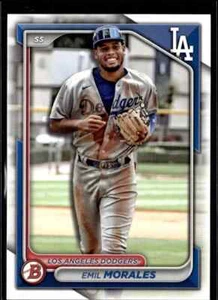 2024 Bowman Draft Paper Emil Morales Los Angeles Dodgers #BD-113 5 Card Lot - Picture 1 of 2