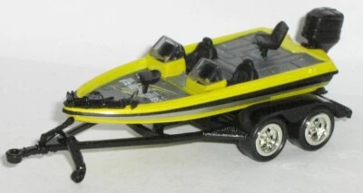 1/64 BASSIN' США / SKEET REESE / бас лодка и трейлер / литой / Бесплатная доставка - Изображение 1 из 4