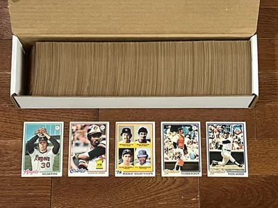 Juego completo de béisbol Topps 1978 1-726 EX-MT Ryan Murray Molitor RC’s y más! Foto 1 de 3