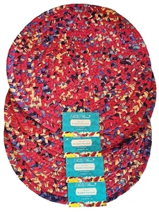 THE PIONEER DAMEN FIONA FLORAL 15" GEFLOCHTENE PLATZSETS NEU MIT ETIKETT 4er Set - Bild 1 von 4