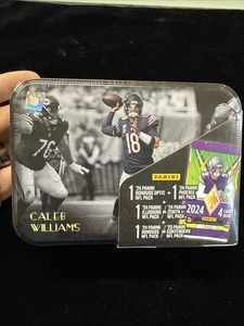 2024 Donruss Optic NFL Football Collectors Tin ~ Caleb Williams ~ sigillato in fabbrica! - Foto 1 di 3