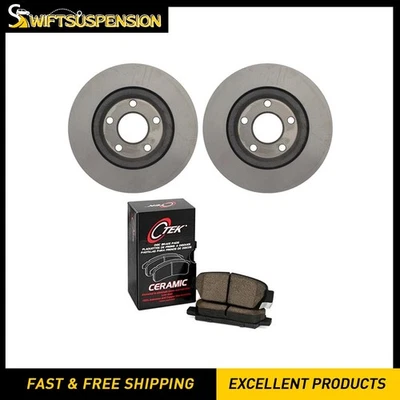 Juego de pastillas de freno de disco trasero C-Tek rotor de freno de disco 3 piezas para Audi S8 2001-2002 Foto 1 de 4