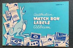 Federal Matchbox Labels 1967 NAVY INSIGNIA Set in Album - Picture 1 of 14