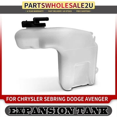 Radiator Coolant Reservoir w/ Cap for Dodge Avenger Chrysler Sebring 1996-2000 - Image 1 of 4