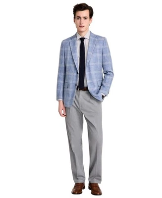 Abrigo Blazer Tommy Hilfiger Para Hombre Calce Moderno Deportivo 44 R Azul Sólido Foto 1 de 2