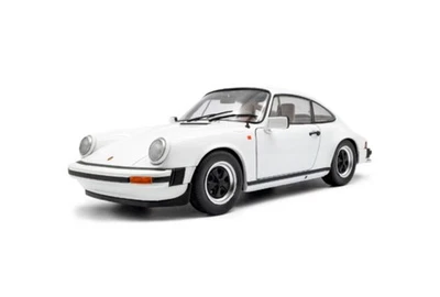 Porsche 911 (930) Turbo 3.0 SC 1974 Bianco Modellino 1:18 Solido - Immagine 1 di 4