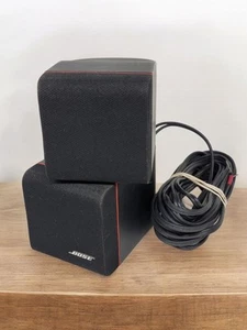 BOSE Redline Double Cube Swivel Speaker Acoustimass Works w/ Speaker Wire - Picture 1 of 6