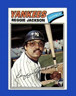 1977 Topps Burger King Set-Break # 17 Reggie Jackson Sin precio base como nuevo *GMCARDS* Foto 1 de 2