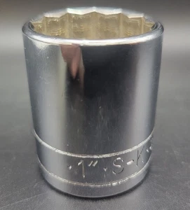 S-K Tools 1/2" Antrieb 1 Zoll Stecknuss 12 Punkt Stecknuss 40132 Neupreisschild - Bild 1 von 15