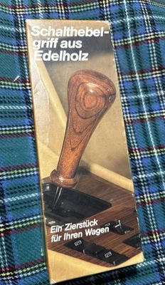 Mercedes W123,107,116 Vintage  ZEBRANO WOOD GEAR SHIFT KNOB made In GERMANY READ - Image 1 of 4