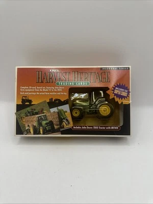 John Deere 1994 Ertl 5808 Harvest Heritage Trading Cards with 7140 Tractor New - Image 1 of 4