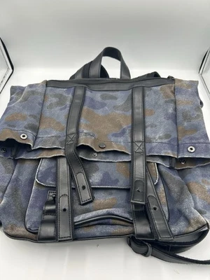 Женский холщовый рюкзак Phillip Lim for Target камуфляжный синий - Изображение 1 из 4