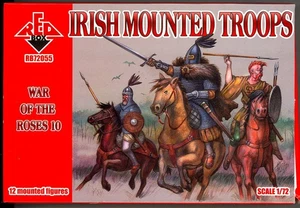 Red Box Models 1/72 WAR OF THE ROSES IRISH MOUNTED TROOPS Figure Set - Picture 1 of 3