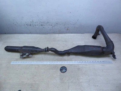1978 Yamaha IT175 Enduro Y20958) exhaust header muffler pipe assembly - Image 1 of 4