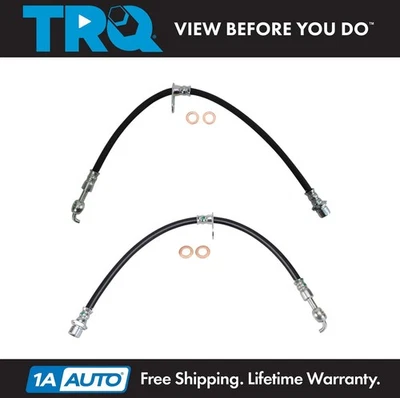 Manguera de freno delantera TRQ para 02-06 Toyota Camry 04-08 Solara 02-03 ES300 04-06 ES330 Foto 1 de 4