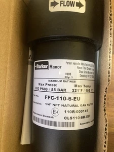 Parker Druckluft- & Gasfilter - bis 800 PSIG - FFC-110-6-EU - Bild 1 von 7