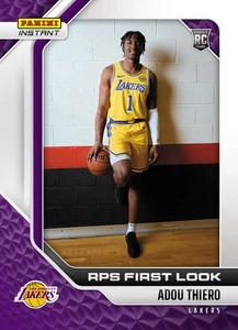 2025-26 Panini Instant Adou Thiero ROOKIE CARD RPS FIRST LOOK SP Lakers #44 RC - Picture 1 of 2