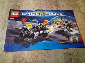 LEGO Space Police Freeze Ray Frenzy 5970  Instructon Manual Only GUC No Bricks