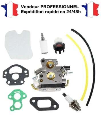 KIT Carburateur HUSQVARNA 135 - 140 - 435 - 440 - JONSERED CS2240 McCULLOCH NEUF