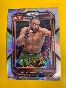 RS8890 2023 Panini Prizm UFC Prizms Silver #113 Belal Muhammad
