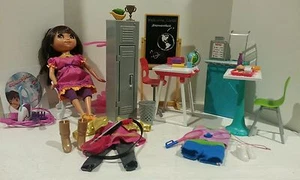 ¡Enorme lote Mattel Dora's Explorer Girls Dora Link muñeca de 13 pulgadas con accesorios 5 juegos!! - Imagen 1 de 7